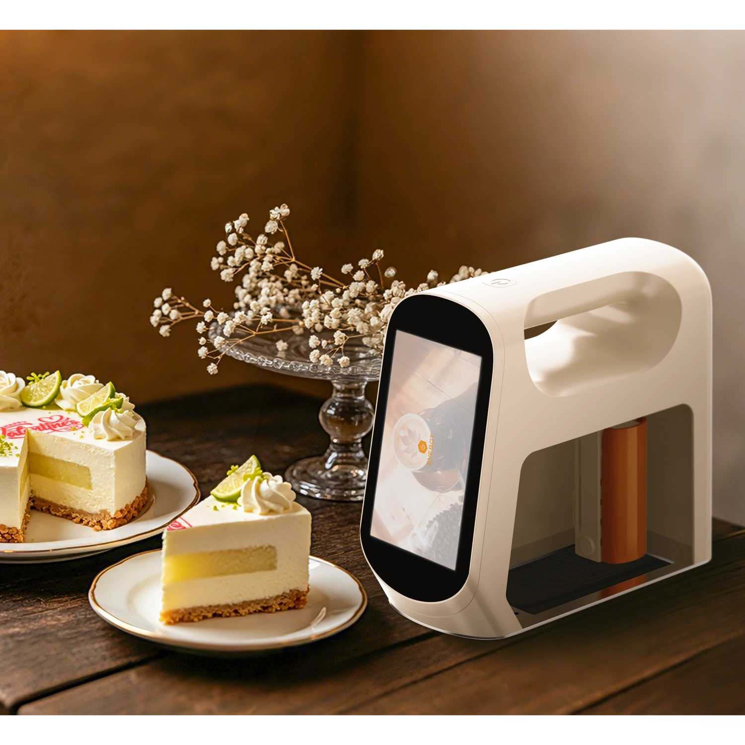 [vendor] Evebot Smart Portable Food Printer with Camera Preview - 5 × 10 cm Portable Food Printer [variant_title]