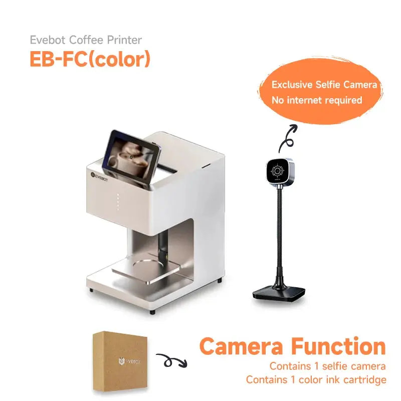 [vendor] Evebot FC1 Full Color Coffee Printer Full Color Coffee Printer [variant_title]