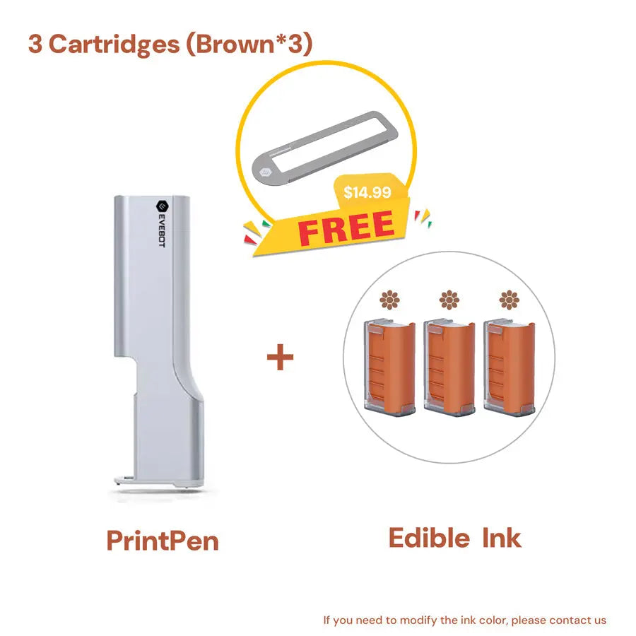 [vendor] Evebot PrintPen Portable Food Printer with Edible Ink Portable Food Printer [variant_title]