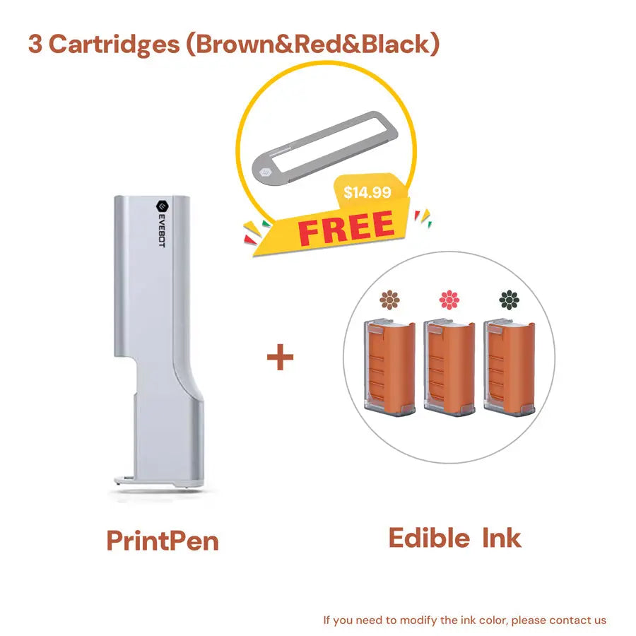 [vendor] Evebot PrintPen Portable Food Printer with Edible Ink Portable Food Printer [variant_title]